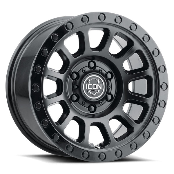 Icon Vehicle Dynamics Icon Alloys Hulse Dual Black 17 X 8.5 / 6 X 5.5 / 0 mm / 4.75" Bs