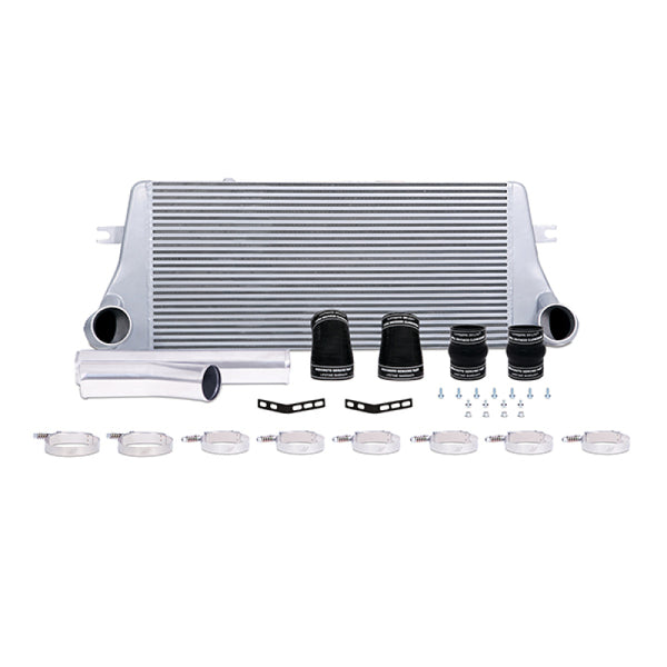 Mishimoto Ensemble de refroidisseur intermédiaire avec tuyaux 94-02 Dodge Ram 2500 5.9L Cummins (argent)