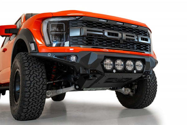 Addictive Desert Designs Pare-chocs avant Bomber avec 4 supports d'éclairage Rigid 360 6 po 2021+ Ford Raptor