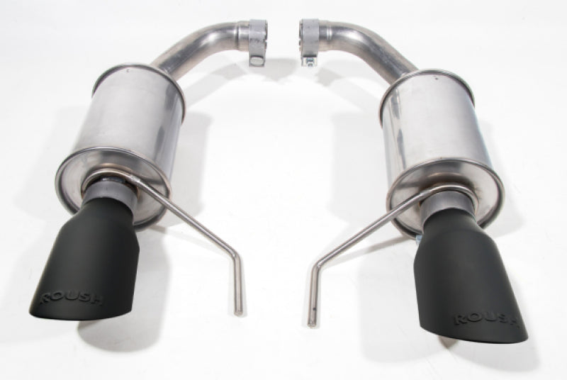 Roush Échappement Axle-Back à double embout avec embouts noirs 2024 Ford Mustang GT/EcoBoost