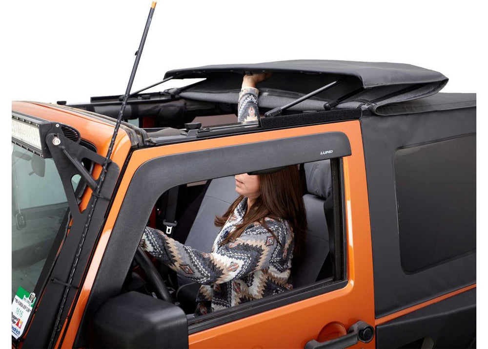 Rugged Ridge 0718 Wrangler Voyager TOP BLK Diamond S.CLOTH Tinted Window