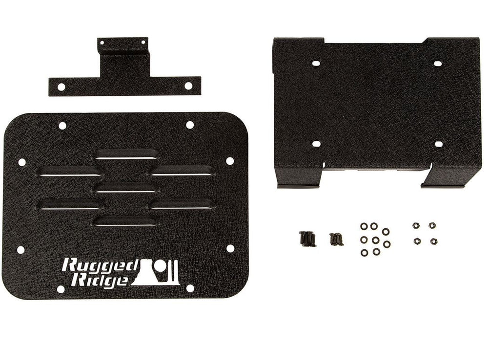 Rugged Ridge Tire Carrier — 2007-2018 Jeep Wrangler JK (11586.11)
