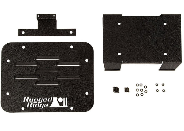 Rugged Ridge Tire Carrier — 2007-2018 Jeep Wrangler JK (11586.11)