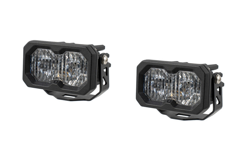 Diode Dynamics C2 2.0 Pro faisceau combiné/de conduite standard RBL (paire) - blanc
