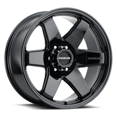 Raceline 942B Addict 18x8in / 6x139.7 BP / 35mm Offset / 106.1mm Bore - Gloss Black Wheel