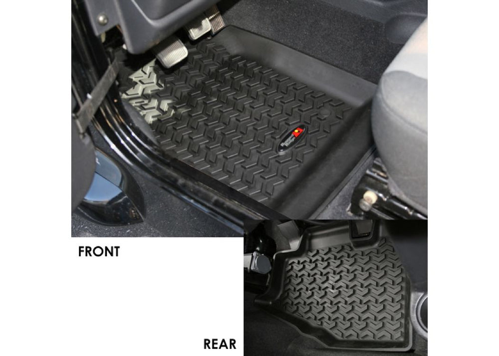 Rugged Ridge Floor Liners — 2004-2006 Jeep Wrangler TJ