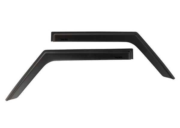 Rugged Ridge Window Visors Matte BLACK - 1819 JEEP Wrangler JL 2DR
