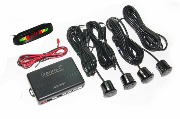 Auto Intelligence Park.Sensor Kit Blk 4 Sensor Universal Kit **Will Not Work W/Steel Bumper**