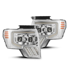AlphaRex LED Projector Headlights in Chrome - 880091