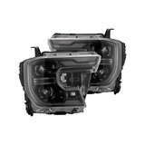 AlphaRex LED Taillights Black Red - 659092