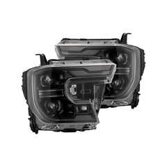 AlphaRex LED Taillights Black Red - 659092