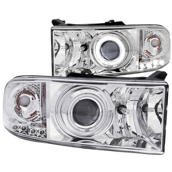 Anzo Projector Headlights - 94-01 Dodge Ram 1500/ 94-02 2500/3500