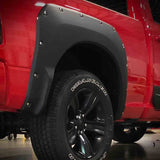 AIR DESIGN SATIN BLACK SUPERBOLT FENDER FLARES ; 13-18 RAM 1500