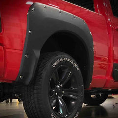 Air Design Satin Black Superbolt Fender Flares - 13-18 Ram 1500