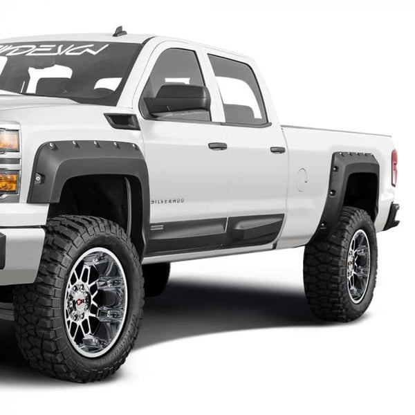 Air Design Superbolt Primed Fender Flares - 14-18 Silverado 1500 6.5/8' Box