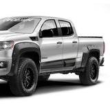 SUPERBOLT SATIN BLACK FENDER FLARES ; 16-22 COLORADO 5-FOOT BOX