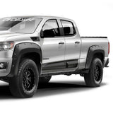 SUPERBOLT SATIN BLACK FENDER FLARES ; 16-22 COLORADO 6 FOOT BOX