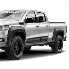 Air Design Superbolt Satin Black Fender Flares - 16-22 Colorado 6 Foot Box