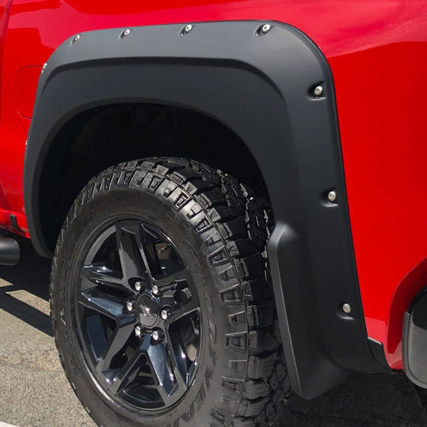 Air Design Superbolt Satin Black Fender Flares - 19-21 Silverado 1500 5'10" Box
