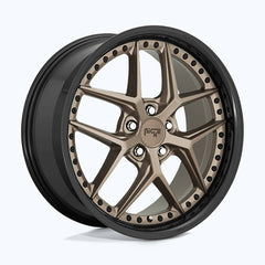 Niche M227 Vice Matte Bronze Black Bead Ring 20X10.5 5X114.3 72.56 Center Bore +40MM