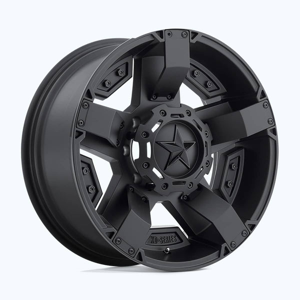 XD Wheels XD811 Rockstar II Matte Black with Accents 18X9 6X135/139.7 106.1 Center Bore 0-MM