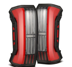 AlphaRex Feux arrière DEL prismatiques série NOVA 22-24 Toyota Tundra - noir/rouge