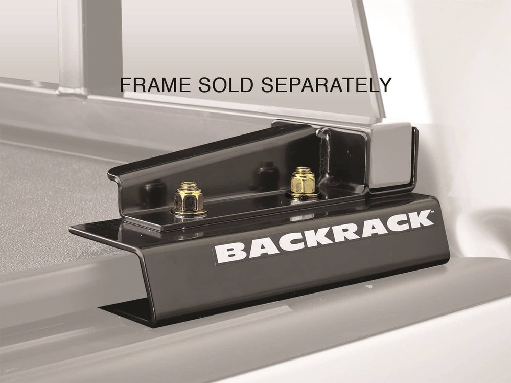 BackRack Black Steel Wide Top Folding Tonneau Cover Adaptor - Dodge Ram 09-18 1500/ 19-24 1500 Classic 5'7" Box