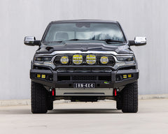 Ironman 4x4 Apex Single Hoop Front Bumper — 2019-2024 Ram 1500 (BBP085A-SLK-BFBFA)
