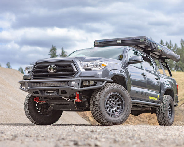 Ironman 4x4 2016-2023 Toyota Tacoma Raid Series Front Bumper Kit (BBR072K-NNN)