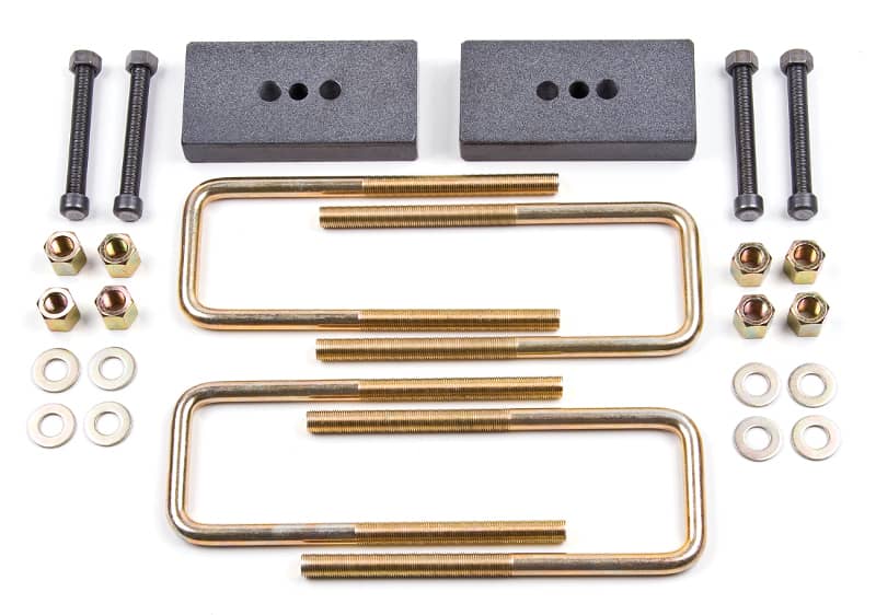 BDS Suspension Block Rear 1 in w/U-Bolts (09-14 Ford F150)