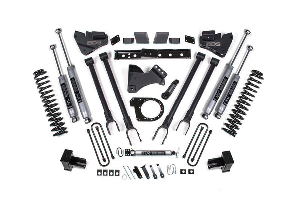 BDS 6" 4-LINK Lift Kit with NX2 Shocks | 20-22 F-350 4WD Dually Diesel