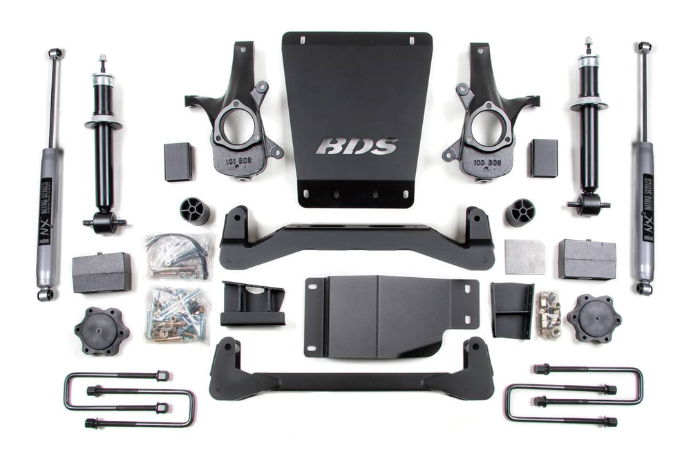 BDS Suspension Lift Kit 4-3in High Clearacne Block Kit (BDS184H)
