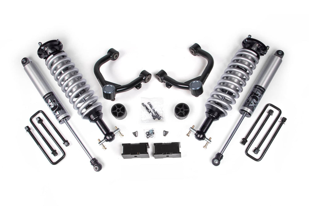 BDS Suspension 3.5" Lift Kit — FOX 2.5 Performance Series HTO Coil-Overs & Shocks — 2025-2026 Chevrolet Silverado 1500 / GMC Sierra 1500, 4WD (BDS1857FPS)