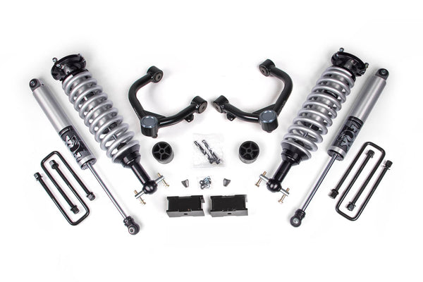 BDS Suspension 3.5" Lift Kit — FOX 2.5 Performance Series HTO Coil-Overs & Shocks — 2025-2026 Chevrolet Silverado 1500 / GMC Sierra 1500, 4WD (BDS1857FPS)