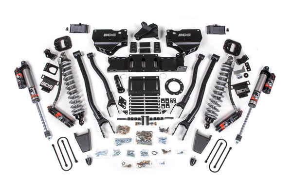 BDS Suspension 4" Lift Kit — Diesel — 2019-2024 RAM 3500 (W/o Overload) (BDS1670PESB)