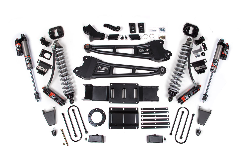 BDS Suspension 4" Lift Kit — Diesel — 2019-2024 RAM 3500 (W/o Overload) (BDS1704PESB)