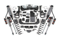 Kit de suspension relevée 6 pouces pour Ram 1500 4WD 2025 – Ressort hélicoïdal arrière 5 pouces – Gros alésage – Amortisseurs avant 2.5 PES C/O, arrière 2.0
