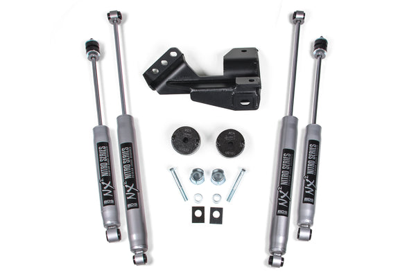 Kit de mise à niveau 2 pouces BDS | Entretoise de ressort hélicoïdal | Ford F250/F350 Super Duty (17-22) 4RM