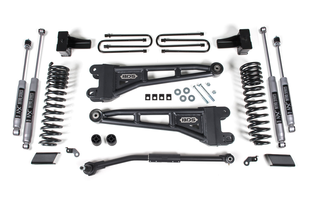 BDS Suspension 2.5" Lift Kit — Diesel — 2017-2019 Ford F-250 / F-350 Super Duty, select trims, 4WD (BDS1543FS)