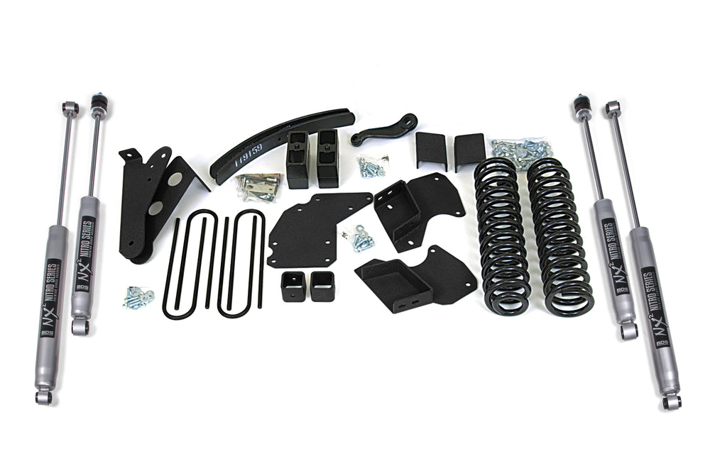 Kit de levage BDS 4-3.5in avec bloc et kit add-a-leaf (Ford Ranger 83-97)