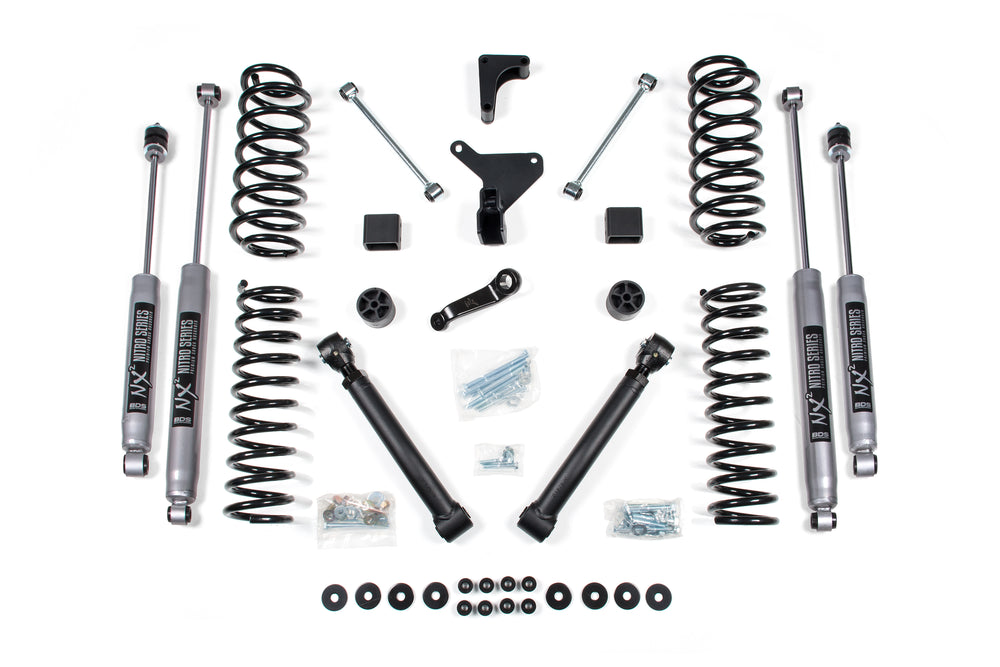 Kit de suspension BDS 4 à 3,5 pouces avec ressorts hélicoïdaux (Jeep Grand Cherokee WJ 99-04) (BDS448FS)