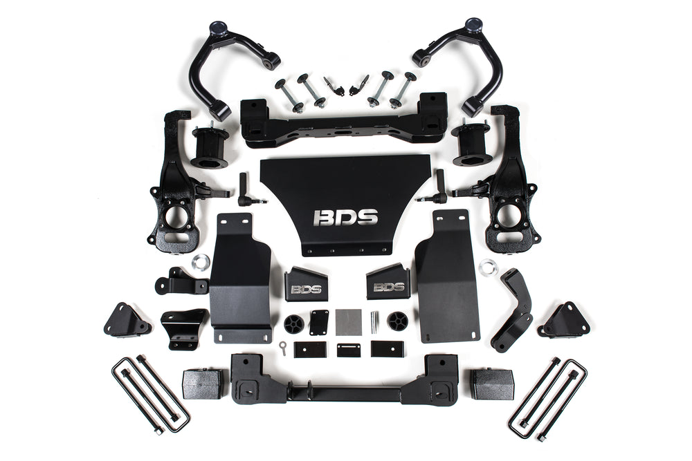BDS Suspension 4" Lift Kit — 2019-2024 Chevrolet Silverado 1500, GMC Sierra 1500, select trims (BDS1808H)