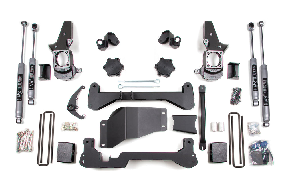 Kit de rehaussement BDS 4.5-3in (01-06 GMC/Chevrolet Sierra/Silverado 1500/01-10 2500/3500 HD)