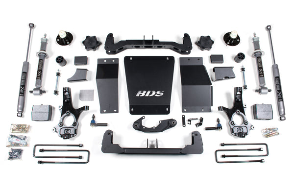 BDS Suspension Ensemble de rehaussement 6 po — 2014-2018 Chevy Silverado 1500 / GMC Sierra 1500, 4RM (BDS711H)