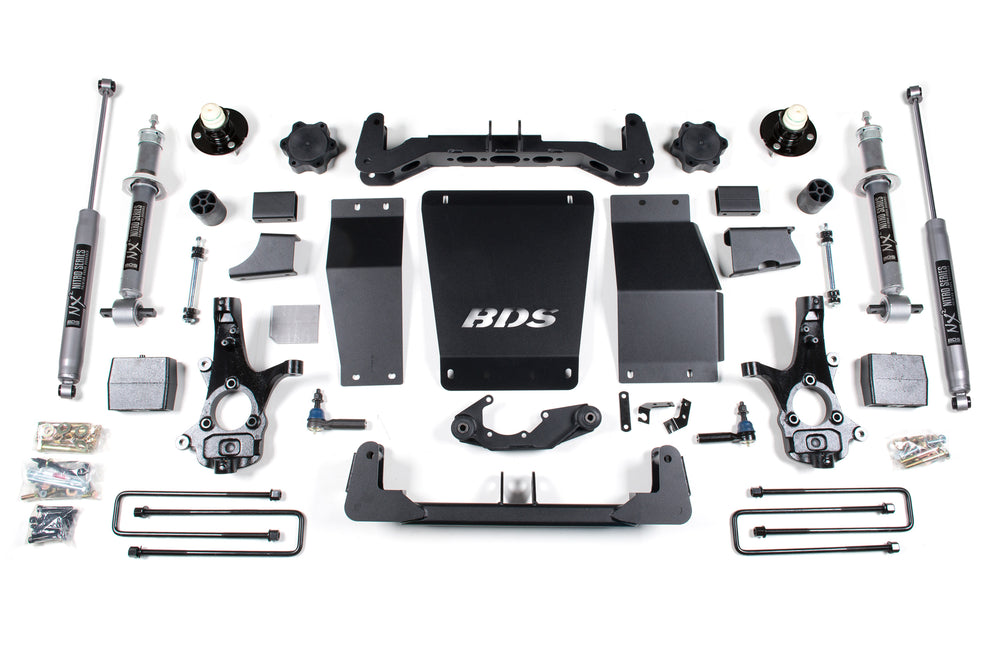 BDS Suspension 6" Lift Kit — 2014-2018 Chevy Silverado 1500 / GMC Sierra 1500, 4WD (BDS717FS)