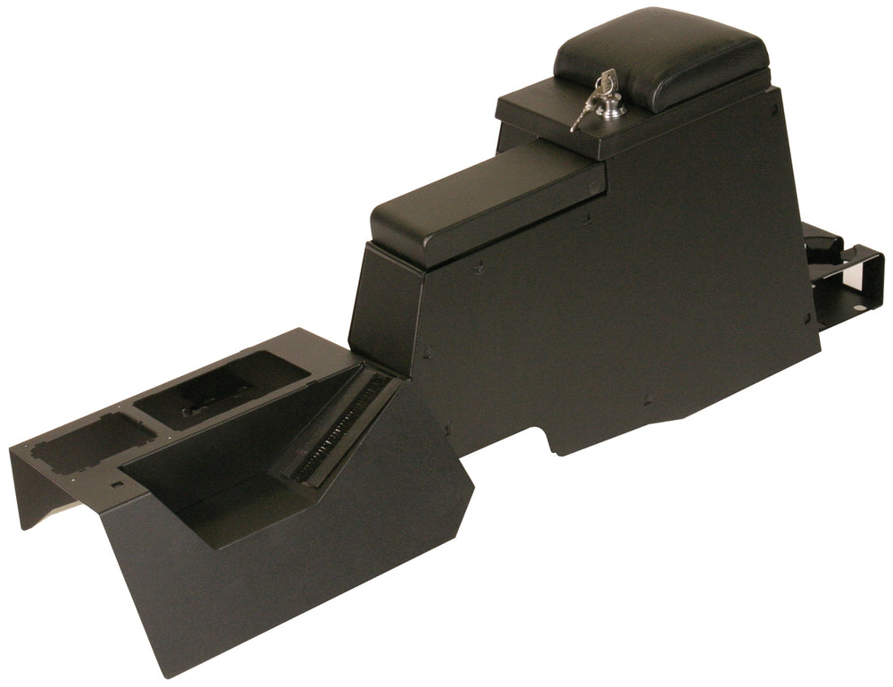 Tuffy Security Products Deluxe Stereo Center Console - '97-06 Wrangler TJ - w/o Factory Subwoofer (Full Console - Black)