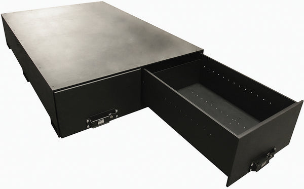 Tuffy Security Products Truck Bed Security Drawer (Long Bed (8 ft.) - 10 Inch Tall - Black)
