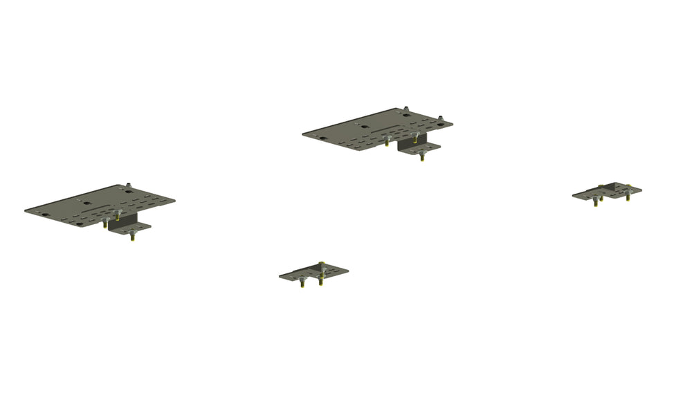 Tuffy Security Products Riser Mount Kit For Tactical Security Drawer - '07-13 Suburban/Tahoe/Yukon/Yukon XL