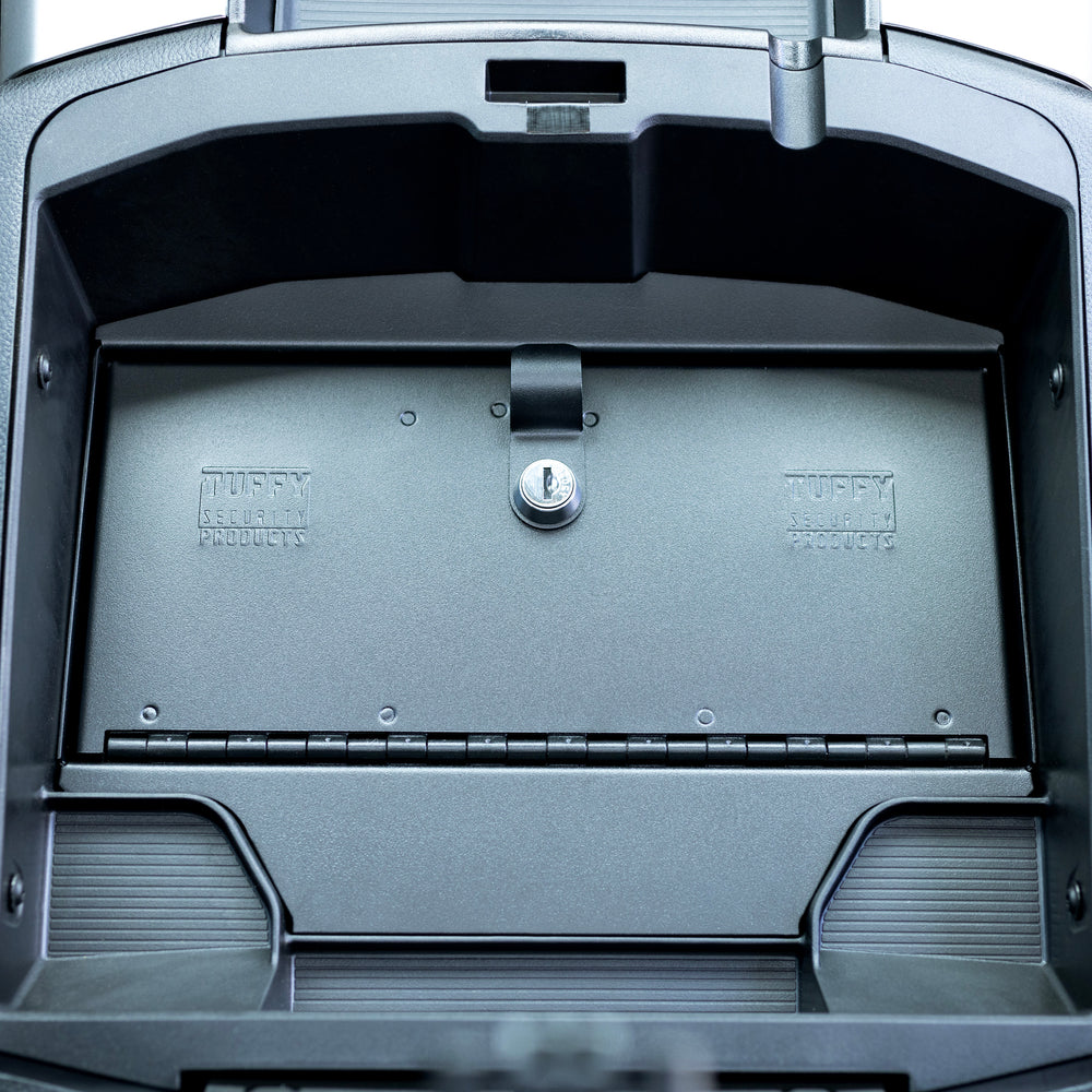 Tuffy Security Products Console Safe - '09-10 Ram 1500 / '11-18 1500 / '19-21 1500 Classic / '10-18 2500/3500 - w/ Fixed Floor Conso (TFY321-01)