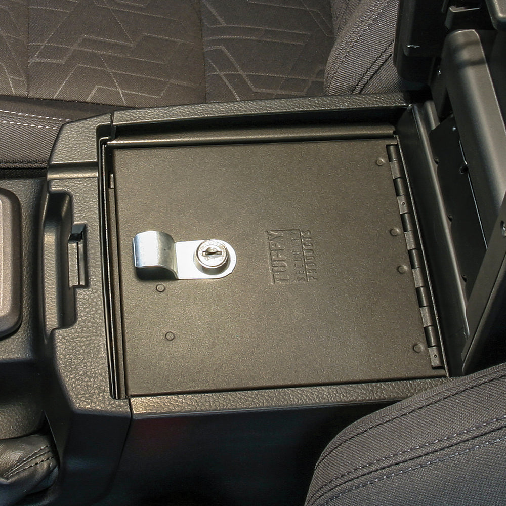 Tuffy Security Products Console Safe - '16-23 Tacoma - w/ Fixed Center Console (Black) (32401)